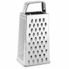 4-way Grater 23 cm: Effortlessly grate cheese, vegetables, and more with this versatile high-quality kitchen tool. Perfect for fine to coarse grating!