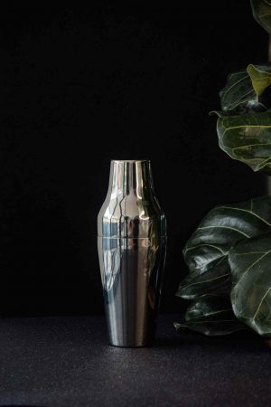 Premium 650ml Silver French Shaker for Effortless Mixing - Stylish and Durable Barware Essential for Cocktails and Beverages