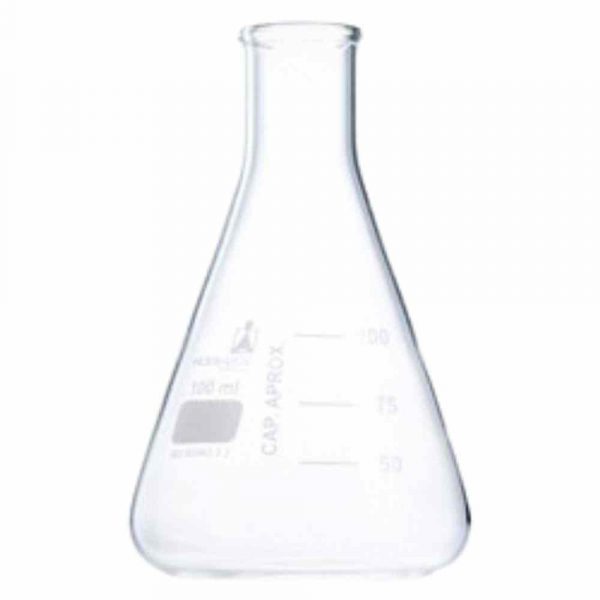 250ml Erlenmeyer Narrow Mouth Balloon for Precise Lab Work - Quality Glassware for Science Experiments & Chemistry Projects