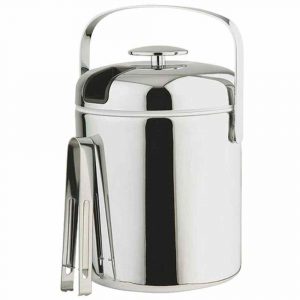 Premium 1.3L Ice Bucket Set with Tongs for Chilling Drinks - Elegant and Convenient Ice Bucket with Integrated Tong - Buy Now!