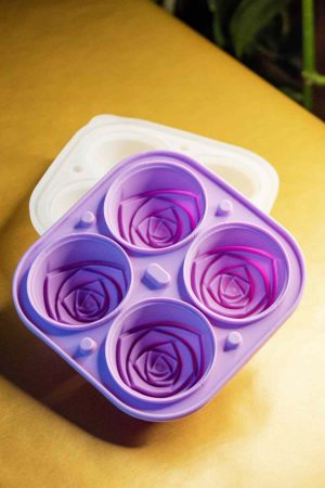 Roxa silicone tray designed for gorgeous rose-shaped desserts, durable and versatile for baking enthusiasts, ideal for creating stunning treats.