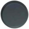 Premium 28cm Black Non-Slip Round Tray for Serving and Display - Stylish and Functional Serving Tray for Home and Catering Events