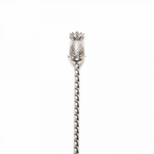Stainless Steel 33cm Pineapple Barspoon for Mixing Cocktails - Premium Quality Bar Tool for Home Bartenders - Buy Online Now!