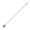 Stylish 47 Ronin S/S Barspoon Teardrop with 40CM Length - Premium Quality Cocktail Mixing Tool for Home and Professional Bartenders