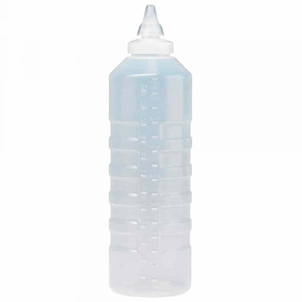 750ml Transparent Plastic Biberão - Premium Quality, Leak-proof Bottle for On-the-go Hydration