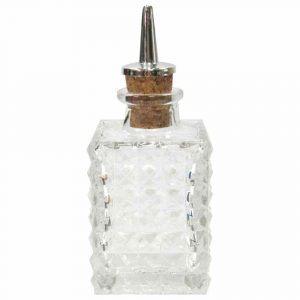 Stylish 100ml Bitters Square Bottle - Diamond Design, Premium Quality | Buy Online