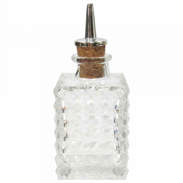 Stylish 100ml Bitters Square Bottle - Diamond Design, Premium Quality | Buy Online