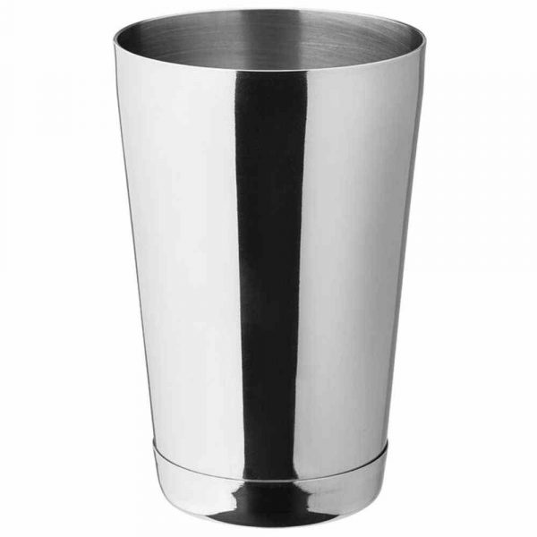 Premium 51cl - 18oz stainless steel Boston shaker can, ideal for professional bartenders. Enhance your cocktail mixing experience today!