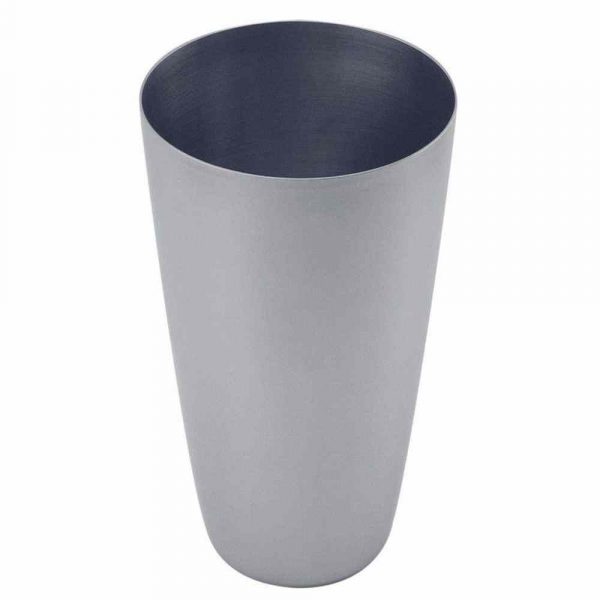 Sleek and durable stainless steel Boston shaker tin, 28oz for professional bartending. Enhance your cocktail mixing with this premium tool!