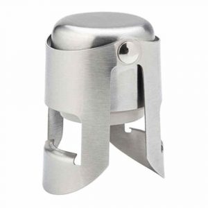 Stainless Steel Champagne Stopper - Keep Your Bubbly Fresh! Premium Quality Barware Accessory for Sparkling Wines. Buy Online!