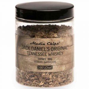 Premium Jack Daniels 80g Wooden Chips for Smoking Machines, enhancing flavors with quality wood. Perfect for BBQ and grilling enthusiasts.