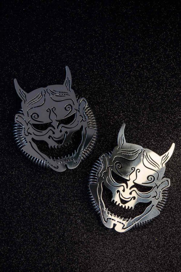 Handcrafted Silver Japanese Yokai Strainer 1 - Unique kitchen tool for authentic Japanese cuisine - Buy online now!