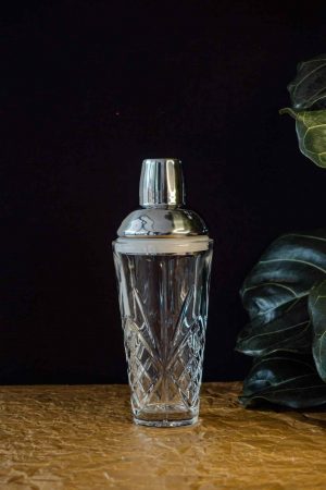 Sparkling Crystal Cobbler Shaker - Perfect for Bartending Enthusiasts and Cocktail Lovers | Shop Now