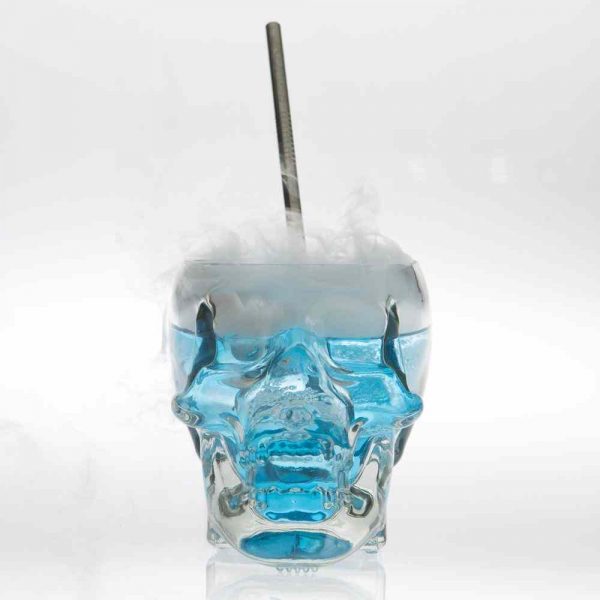 Black Skull Design Cocktail Glass 30cl - Unique and stylish glassware for classy drinks enthusiasts