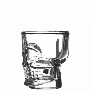 Unique Skull Shot Cup 50ml - Add an edgy touch to your barware collection with this stylish and high-quality shot cup.