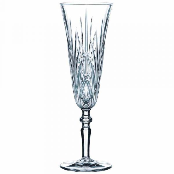 Elevate your champagne experience with Nachtmann Sparkling Flakes Champagne Palais glasses set of 6. Perfect for celebrations, 14cl capacity.