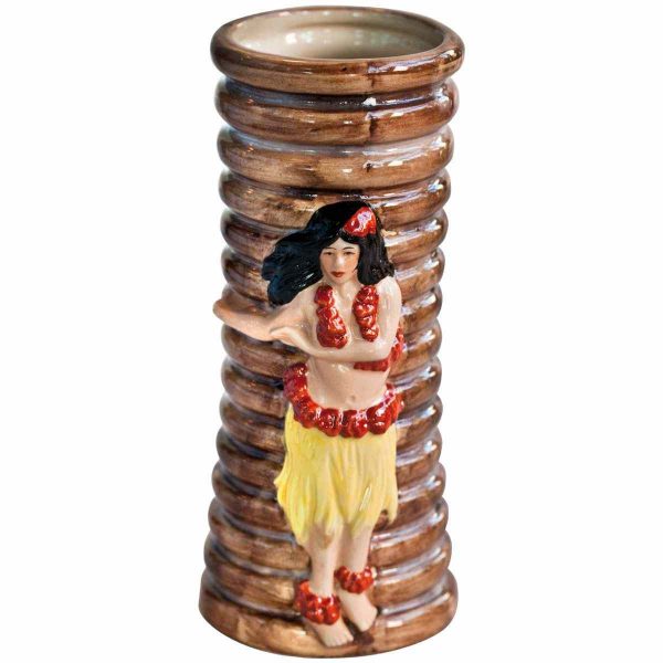 Add a touch of tropical charm with the COPOS TIKI HULA GIRL 32CL glass - perfect for your favorite drinks!