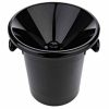 Stylish and durable Black Plastic Bitch plate, 21cm diameter - perfect for adding a chic touch to your table settings. Buy now!