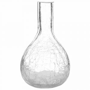 Stunning 28cl Crackle Glass Dash Bottle - Elegant and durable design for stylish home decor and entertaining, shop online now!