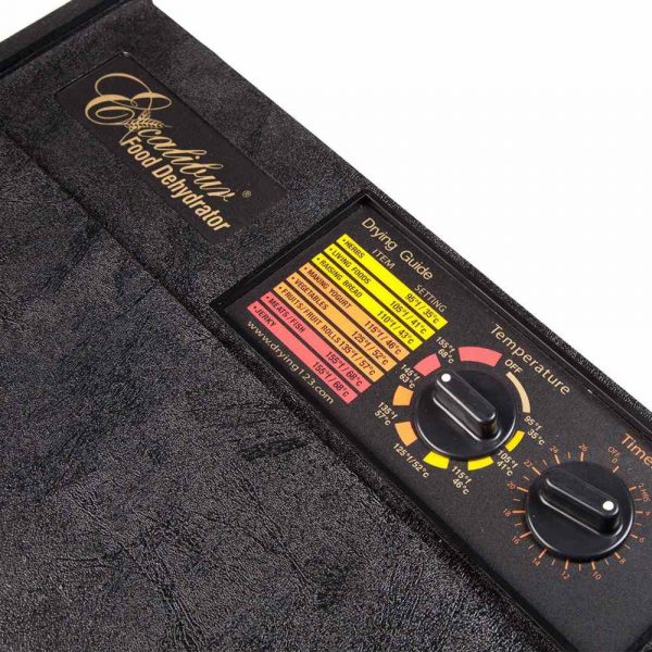 Experience top-tier food dehydration with Excalibur 4926T Dehydrator featuring 9 trays and a built-in timer for efficient drying.