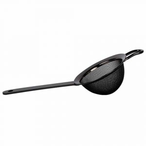 Premium Double Mesh Fine Strainer Ø76mm in Elegant Black Design - Perfect for Straining Fine Ingredients - Buy Online Now!