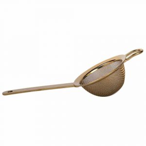 Fine Strainer Gold Double Mesh - Premium kitchen tool for precise filtering and straining, durable construction for efficient cooking.