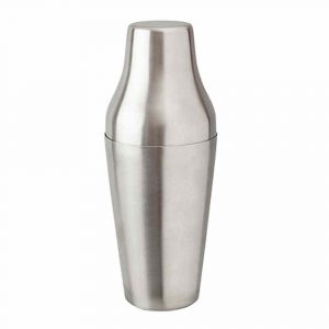 Premium Two-Piece 60CL Stainless Steel French Shaker - Durable and Stylish Cocktail Shaker Set for Home Bartending