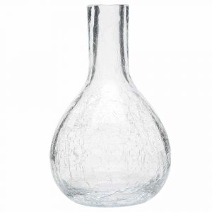 Exquisite 33cl Dash Crackle Glass Bitters Bottle - Perfect addition to your bar collection. Buy now for a touch of elegance!