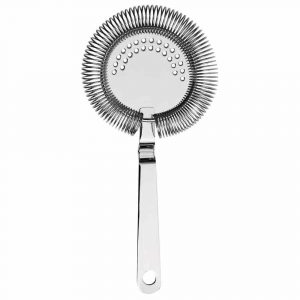 Premium stainless steel Hawthorn strainer for professional quality cocktails - a must-have bar tool for home bartenders and mixologists.