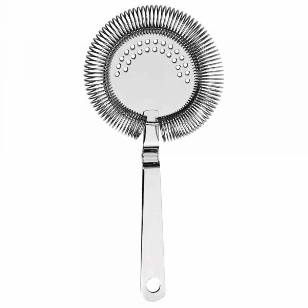 Premium stainless steel Hawthorn strainer for professional quality cocktails - a must-have bar tool for home bartenders and mixologists.