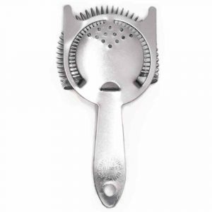 Stainless Steel Hawthorne Strainer with 2 Ears for Professional Bartending - Durable and Sleek Bar Tool for Cocktails