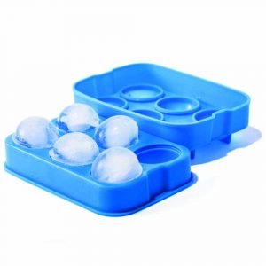 Premium Ice Cube Ball Mould 180x125mm - Create Perfect Spherical Ice for Cocktails and Beverages - BPA-free Mold for Home Bartending