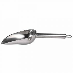 Stainless Steel 24.5cm Ice Scoop for Effortless Serving - Durable and Stylish Kitchen Tool for Parties and Gatherings