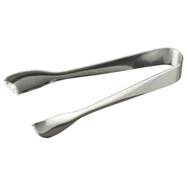 Premium 16.5cm Stainless Steel Ice Tong for Effortless Serving - Durable and Stylish Barware Essential