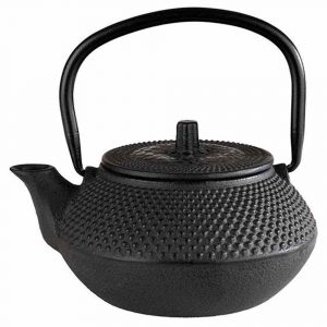 Asia-inspired 300ml iron teapot, durable and stylish option for tea lovers, perfect for brewing your favorite blends.