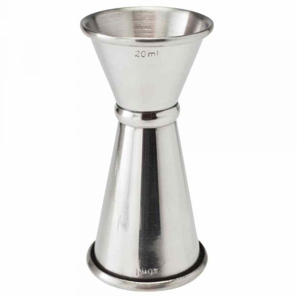 Premium Japanese Jigger 40/20ml Stainless Steel for Accurate Mixology Measurements - Buy Now for Professional Bartending Tools
