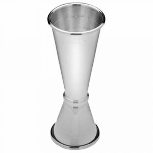 Japanese Jigger Argento 30/60 ml Stainless Steel Bar Tool for Precision Mixing Cocktails - Premium Quality Barware