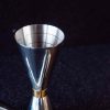 Premium 30/60 Silver Vase with Elegant Gold Strip Detail - Luxury Home Decor Accent