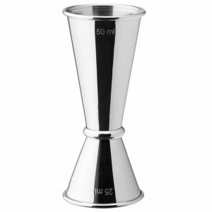 Stainless Steel Jigger Set 25/50ml for Precision Cocktail Mixing - Buy Online Today!