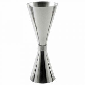 Premium Jigger Inox Ring 15-45ml for Precision Mixology - Stainless Steel Double Measurement Bar Tool for Bartenders and Home Cocktail Enthusiasts