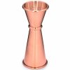 Premium Copper Japanese Jigger 2.5 / 5 CL for Precision Cocktails Mixing - Barware Essential for Professional Bartenders