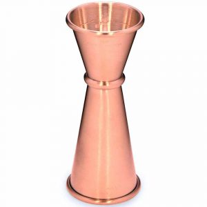 Premium Copper Japanese Jigger 2.5 / 5 CL for Precision Cocktails Mixing - Barware Essential for Professional Bartenders