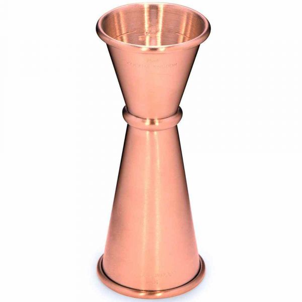 Premium Copper Japanese Jigger 2.5 / 5 CL for Precision Cocktails Mixing - Barware Essential for Professional Bartenders