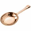Copper plated Julep strainer for elegant cocktail making, premium quality barware accessory