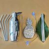 Premium party essentials bar kit for hosting memorable gatherings, includes all the tools you need for mixing cocktails and serving drinks with style.