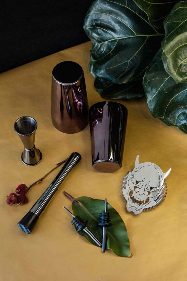 Sleek Glossy Black Bar Kit - Premium quality home decor accessory for modern interiors