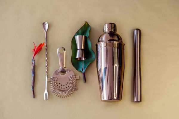 Rose Gold Bar Kit - Elevate your mixology game with this sleek and stylish set, perfect for creating craft cocktails at home.