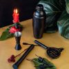 Em preto matte bar kit: sleek, stylish and perfect for home bartending - add sophistication to your cocktails!