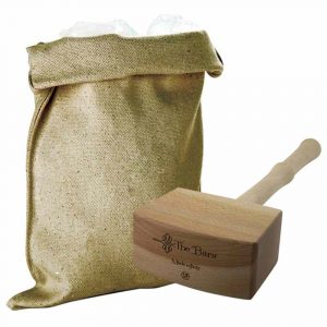Premium Lewis Bag Kit with Wooden Hammer for Professional Cocktail Making - Buy Online Now!