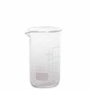 Durable and precise METER 20/30/40/45/50/60/90ml glass labware for accurate measurements in scientific experiments.